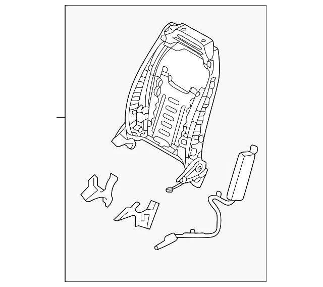 Seat Back Frame - Kia (88310-R5000)