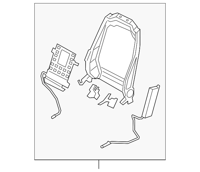 Seat Back Frame - Kia (88310-S9010WK)