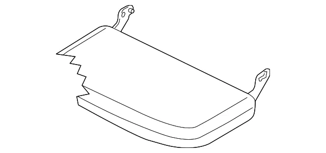 Cushion Cover - Passenger Side (RH) - Nissan (88320-9AL2B)