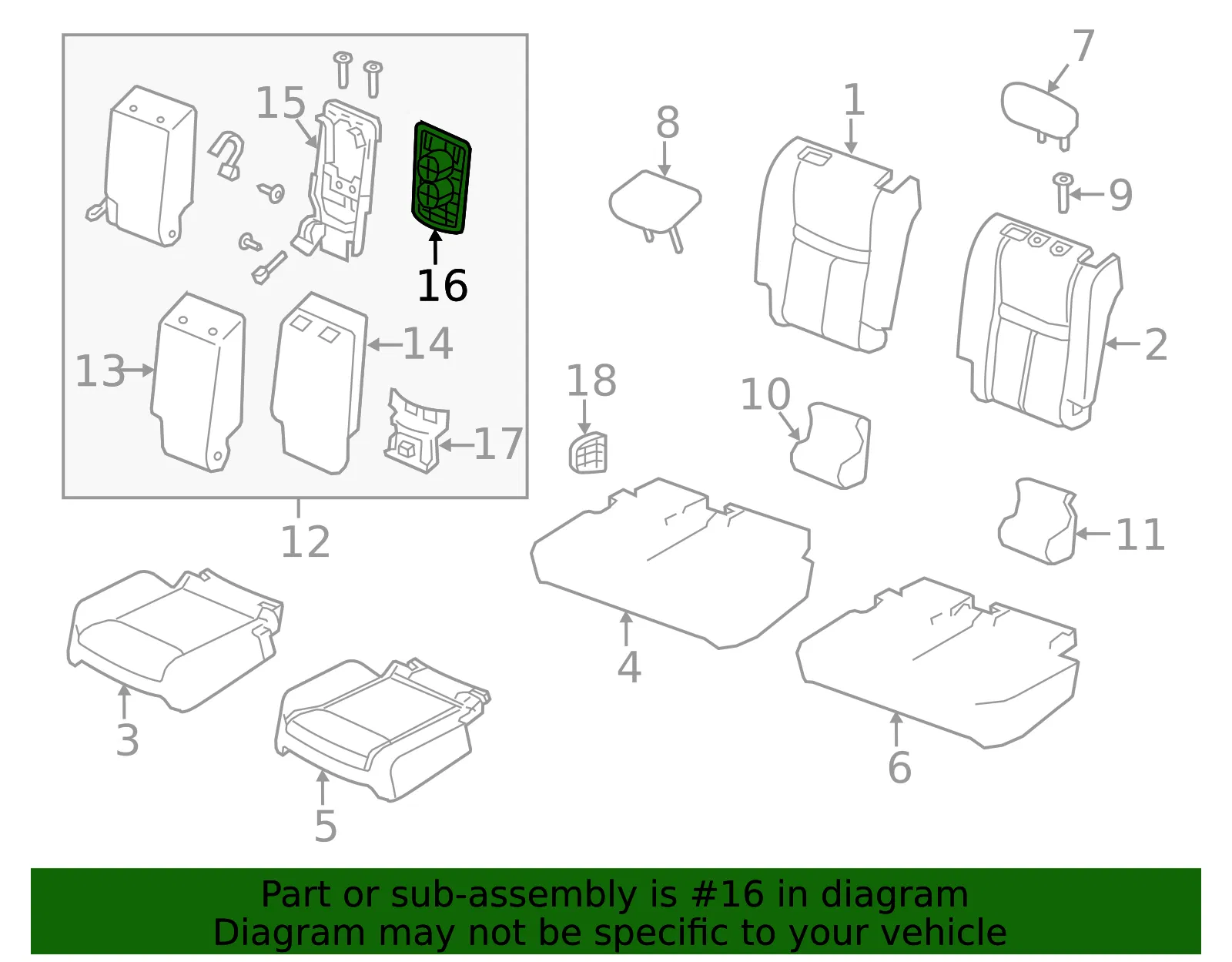 Cup Holder - Nissan (88337-4BK0A) - view 2