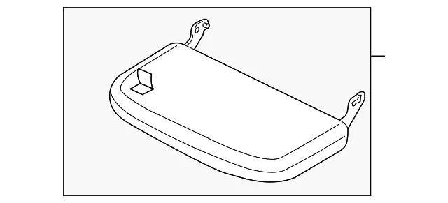 Seat Cushion Foam - Nissan (88350-9BU1A)