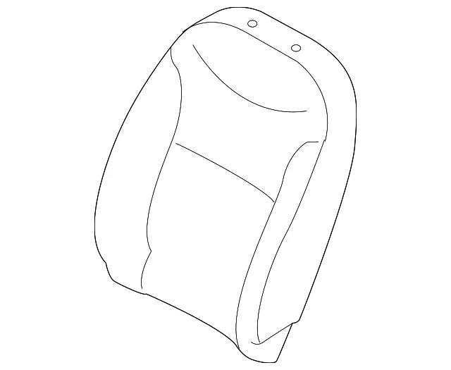 Seat Back Pad - Driver's Side (LH) - Kia (88350-B2030)