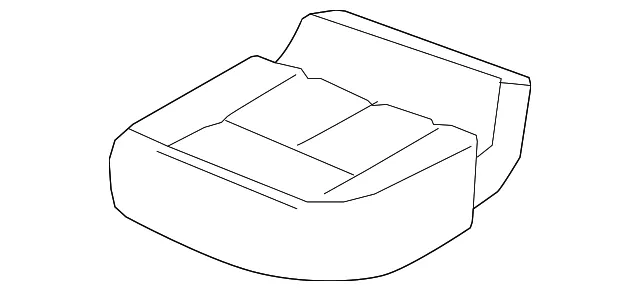 Cushion Assembly - Driver's Side (LH) - Nissan (88350-EZ33A)