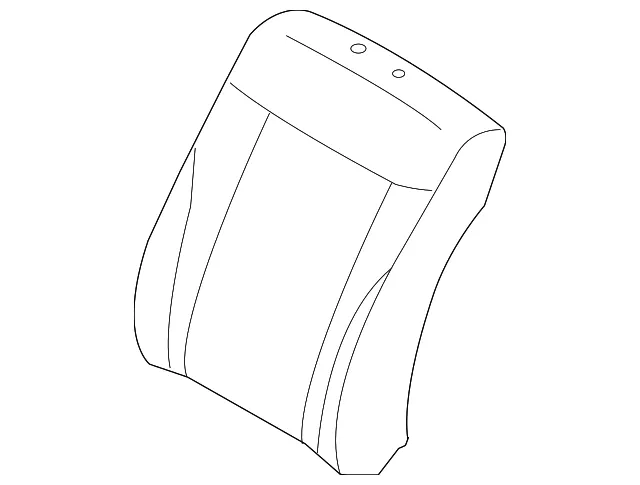 Seat Back Cover - Driver's Side (LH) - Kia (88360-3F830713)