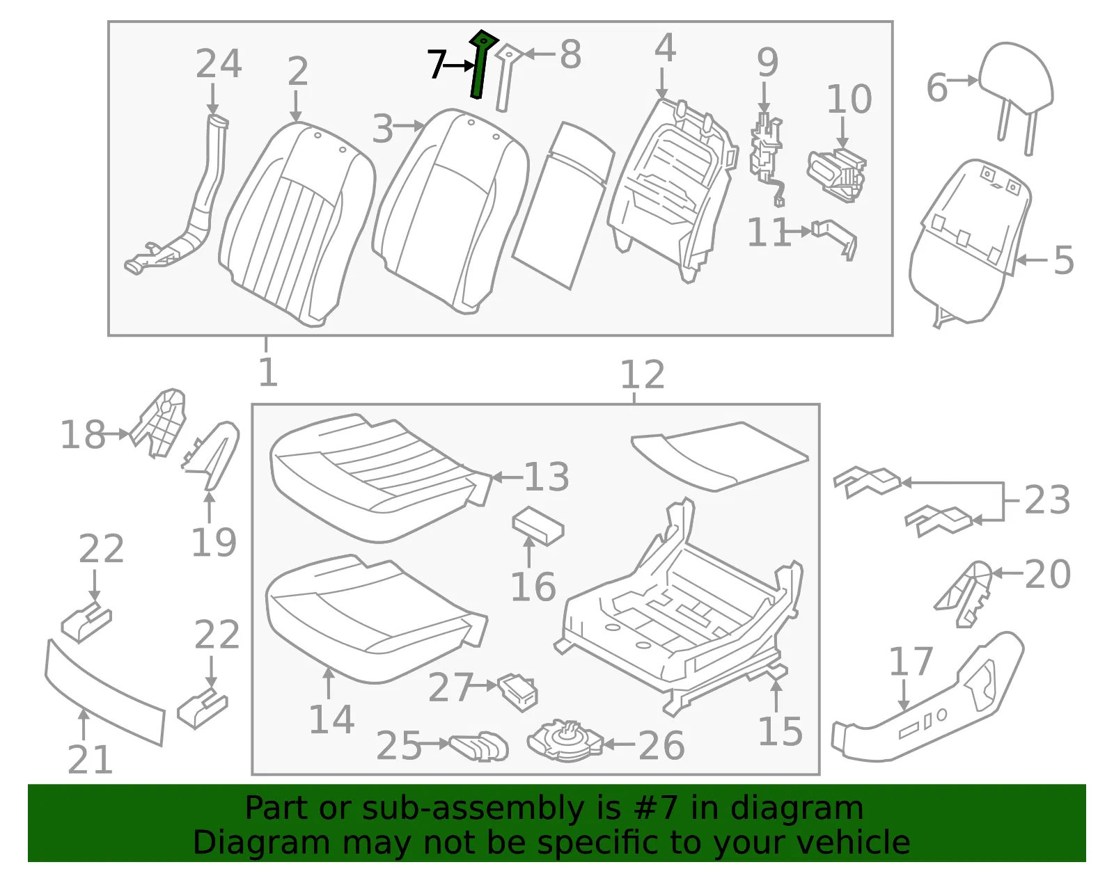 Headrest Guide - Kia (88375-3T000AYK) - view 2