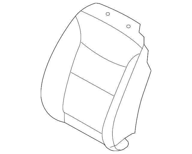 Seat Back Cover - Driver's Side (LH) - Kia (88380-1U160ALW)