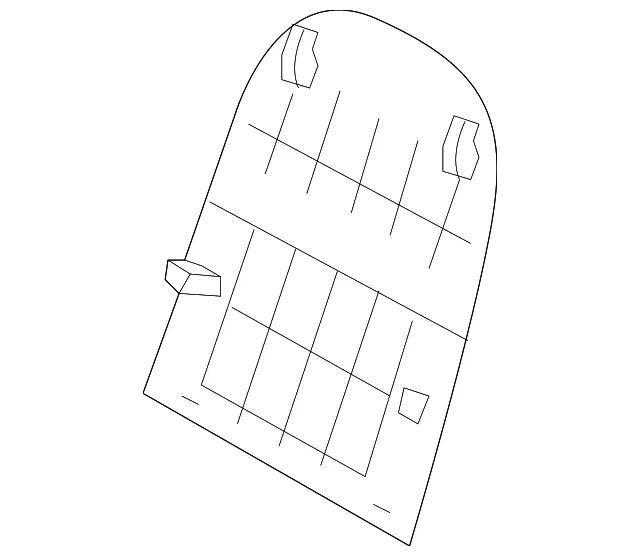Seat Back Panel - Kia (88390-1G110281)