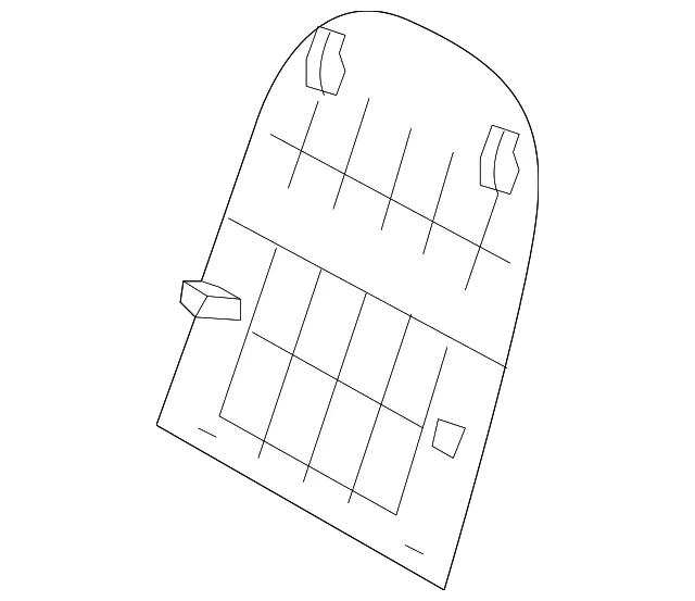 Seat Back Panel - Kia (88390-1G500XI)