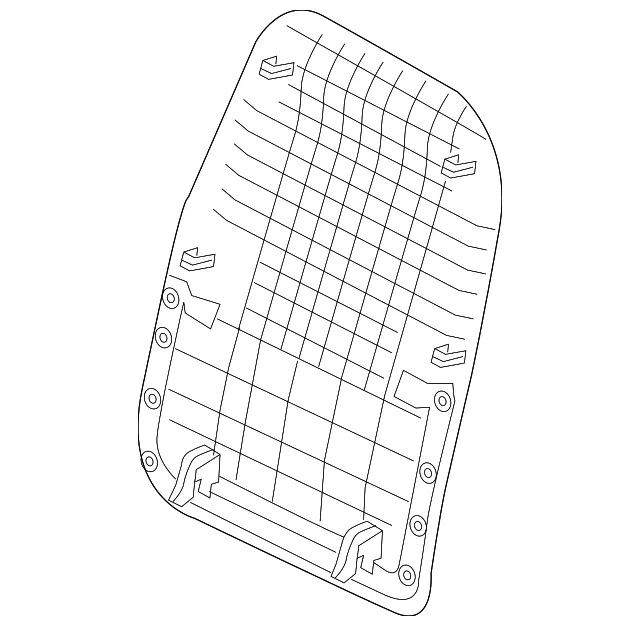 Seat Back Panel - Kia (88390-1WAA0HU)