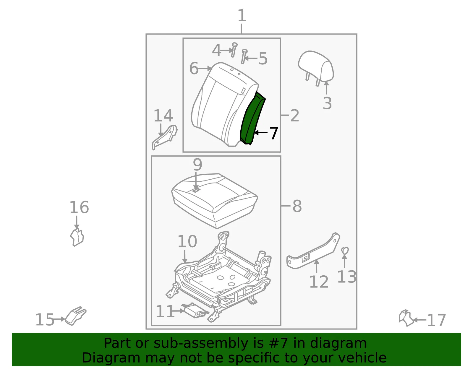 Pocket Assembly - Kia (88390-3F400NF2) - view 2