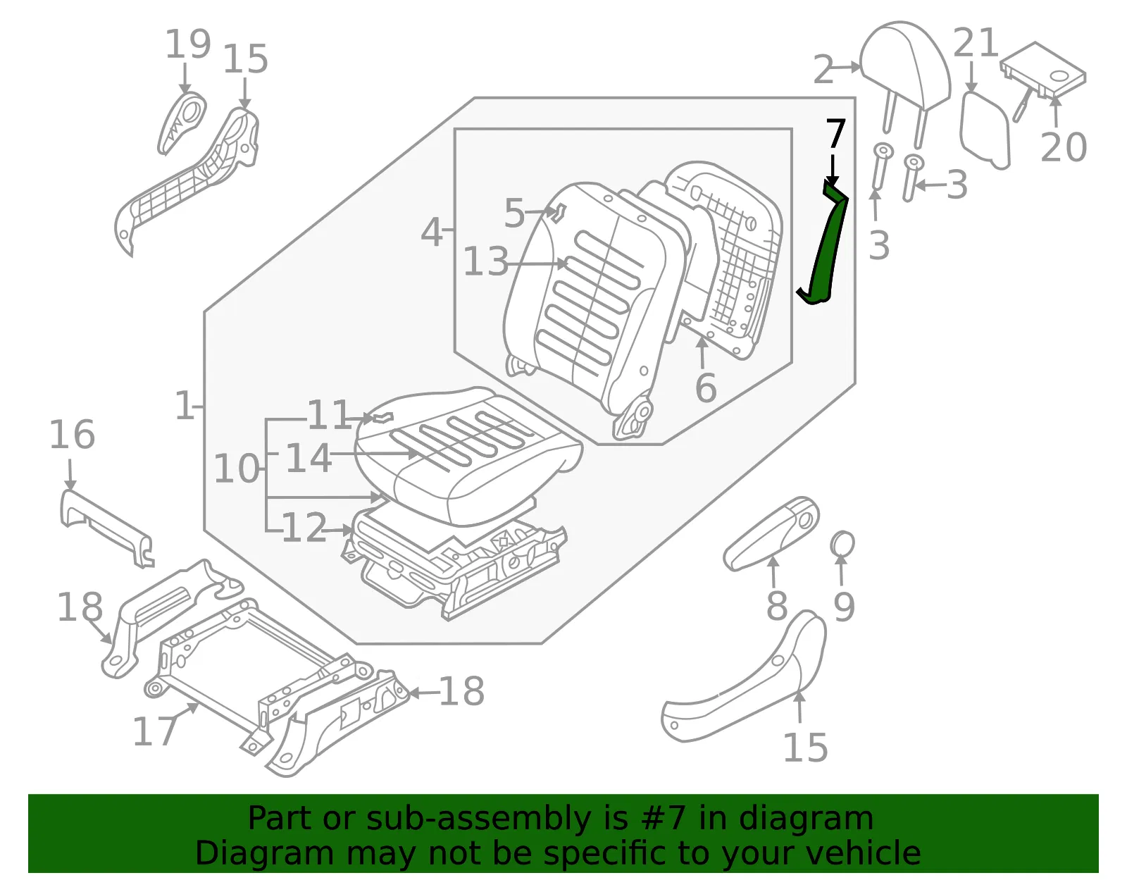 Map Pocket - Kia (88390-4D040CS8) - view 2