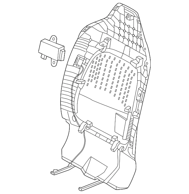 Seat Back Panel - Kia (88390-AT000CCV)