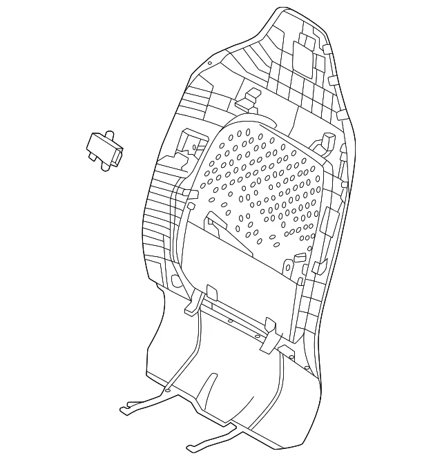 Seat Back Panel - Kia (88390-CV010WK)