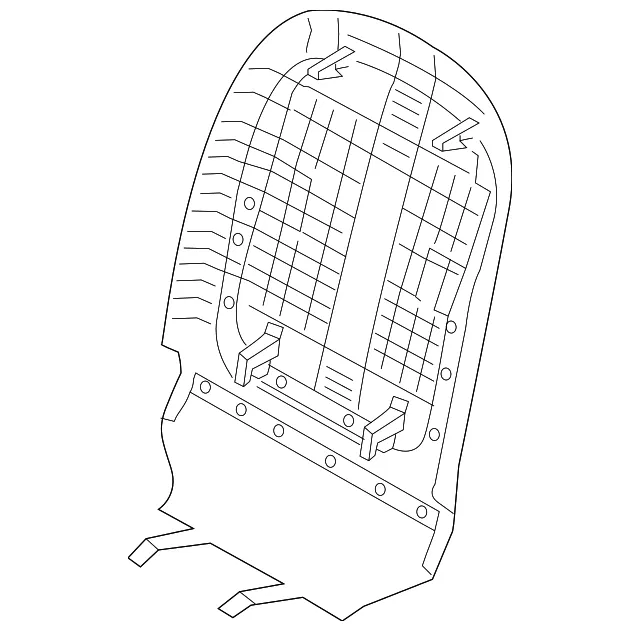 Seat Back Panel - Kia (88390-J5000WK)