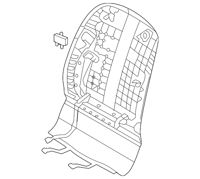Seat Back Panel - Kia (88390-P2010GYT)