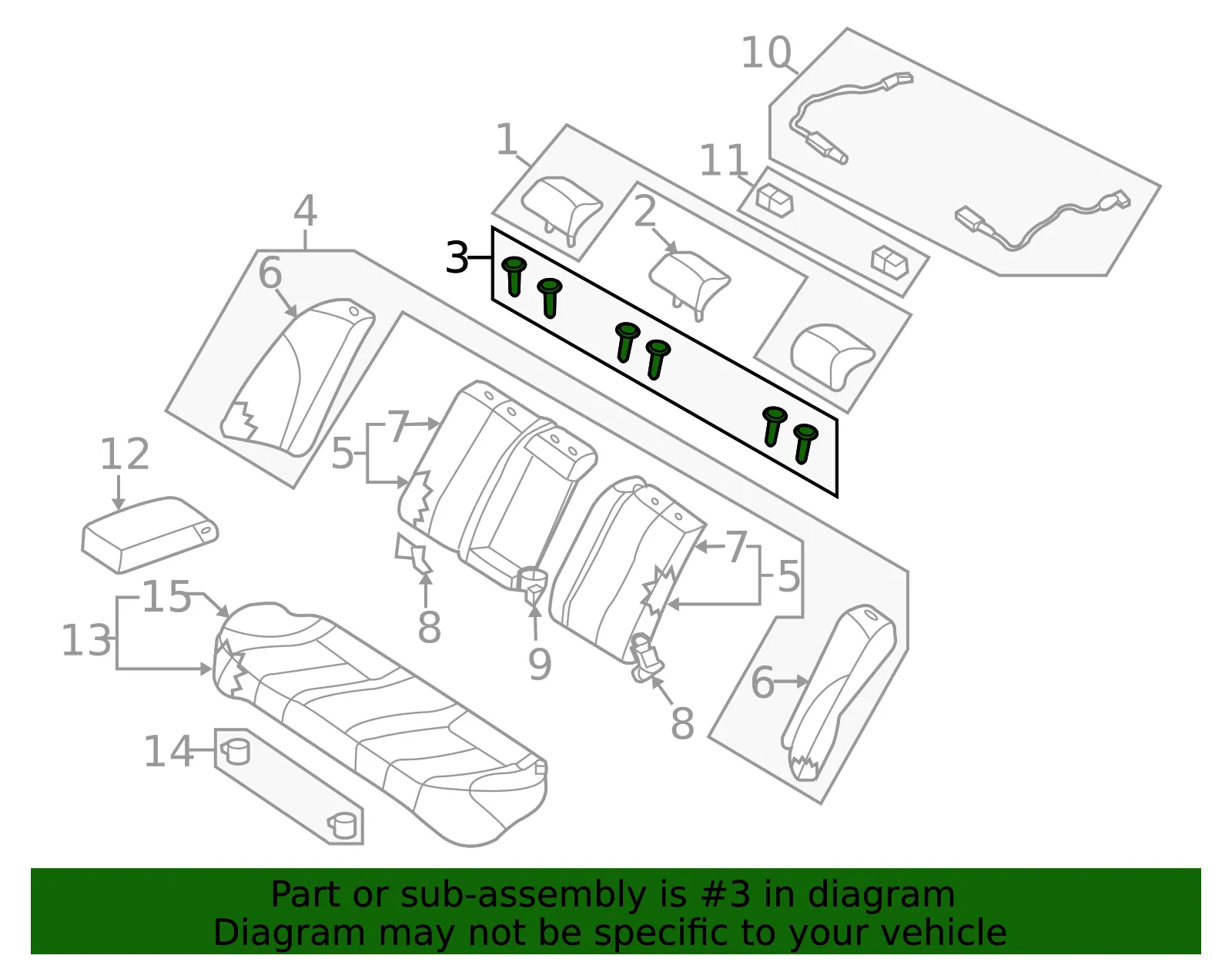Headrest Guide - Kia (88394-2G200S8) - view 2