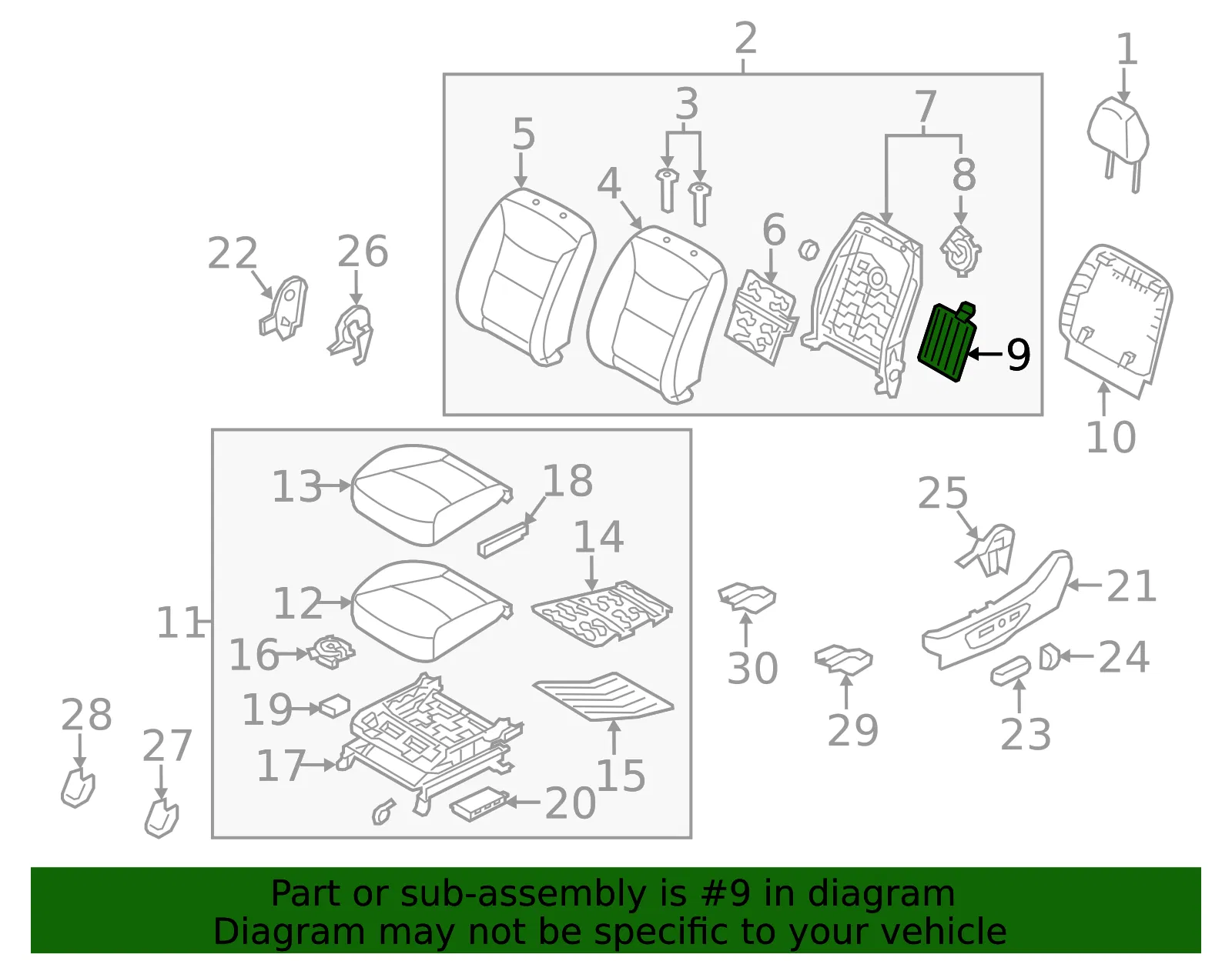 Vent Assembly - Driver's Side (LH) - Kia (88397-1U010) - view 2