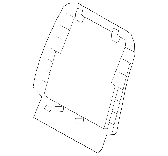 Seat Back Panel - Kia (88397-2F00087)