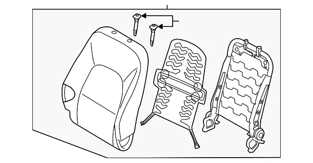 Seat Back Assembly - Kia (88400-1WEW0BGQ)