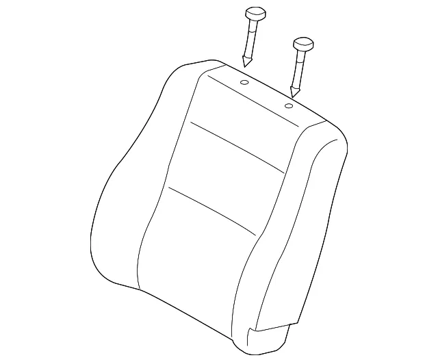 Seat Back Assembly - Passenger Side (RH) - Kia (88400-3E830YC6)