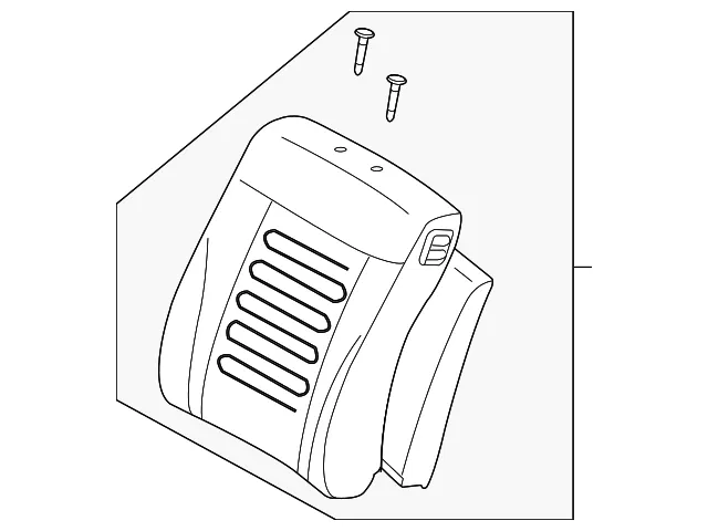 Seat Back Assembly - Passenger Side (RH) - Kia (88400-3F750715)