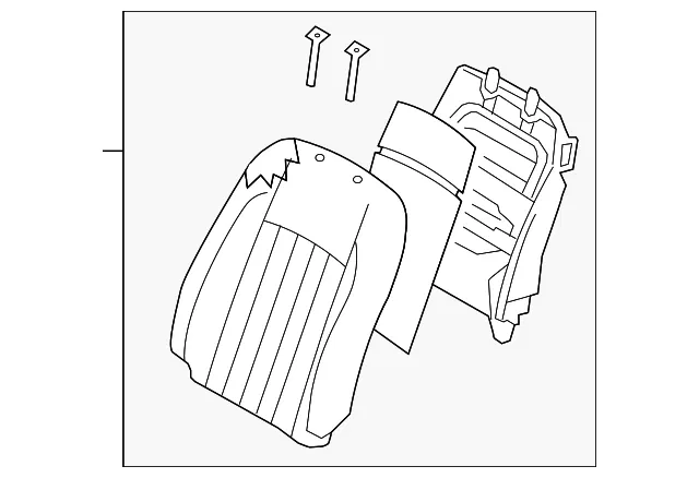 Seat Back Assembly - Kia (88400-3T630KBW)