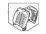 Seat Back Assembly - Kia (88400-4D427CS2) - view 3