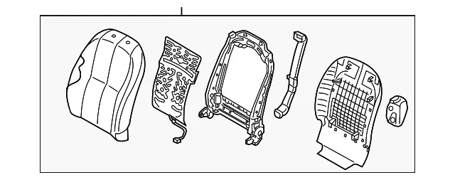 Seat Back Assembly - Kia (88400-A9150DLE)