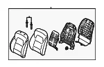 Seat Back Assembly - Kia (88400-D9640BGR) - view 3