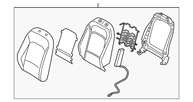 Seat Back Assembly - Kia (88400-K0590SJ0)