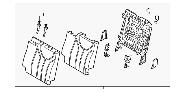 Seat Back Assembly - Kia (88400-S9010ONB)