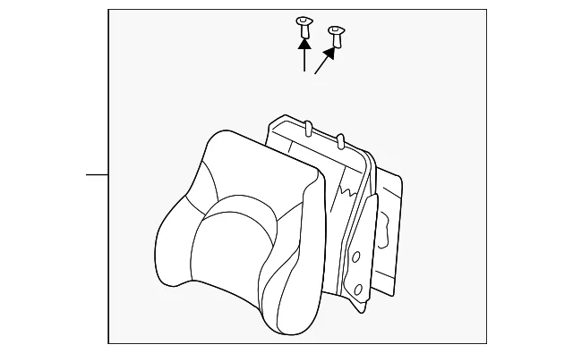 Seat Back Assembly - Kia (88401-3C310BTB)