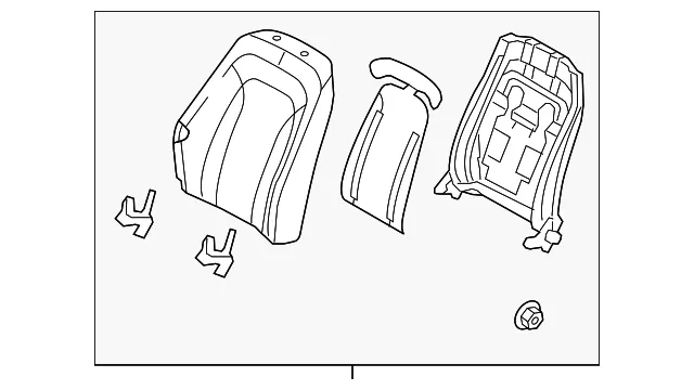Seat Back Assembly - Kia (88402-2T830AK9)