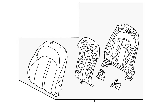 Seat Back Assembly - Kia (88402-D5020H2T)
