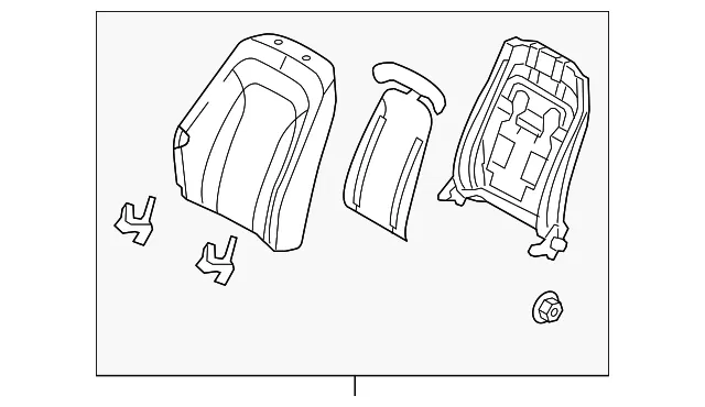 Seat Back Assembly - Kia (88404-2TAA0AWA)
