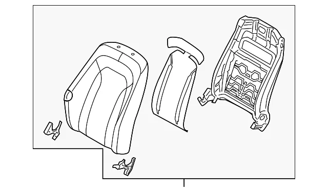 Seat Back Assembly - Kia (88404-2TAA0AWB)