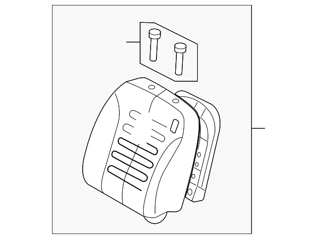 Seat Back Assembly - Kia (88405-2G000804)