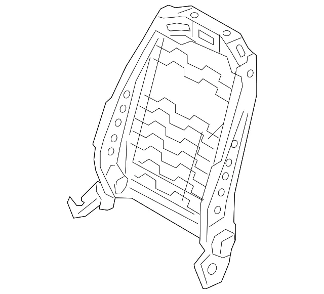 Seat Back Frame - Kia (88410-A8010)