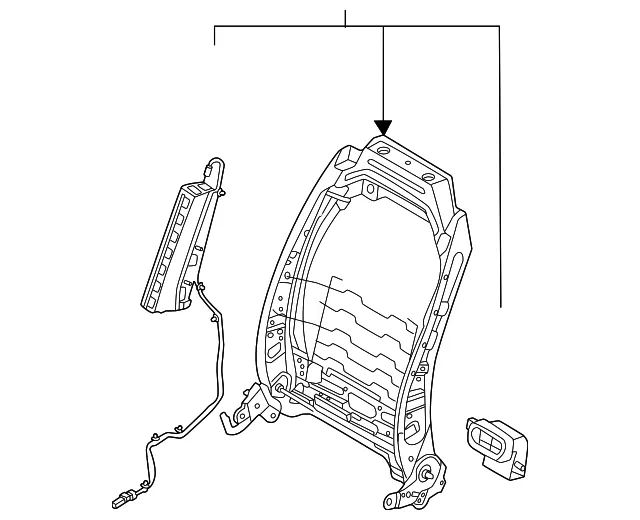 Seat Back Frame - Kia (88410-AT730)