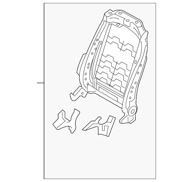 Seat Back Frame - Kia (88410-C6560)