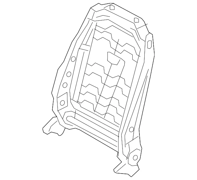 Seat Back Frame - Kia (88410-D9FB0WK)