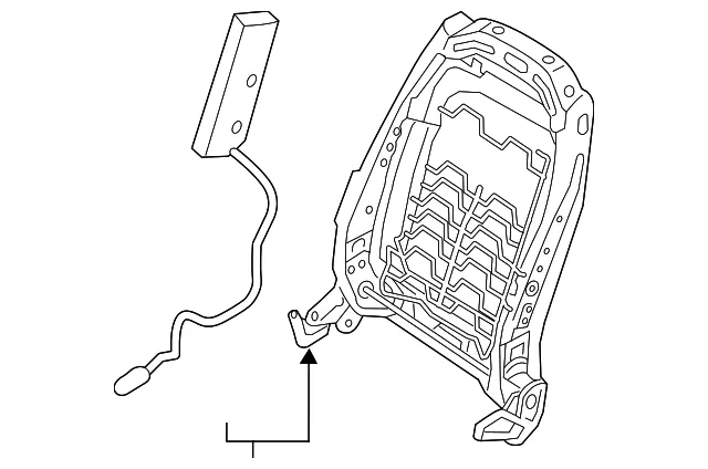 Seat Back Frame - Kia (88410-H9021)
