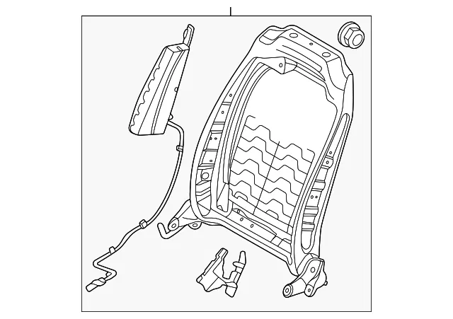 Seat Back Frame - Kia (88410-L3000)