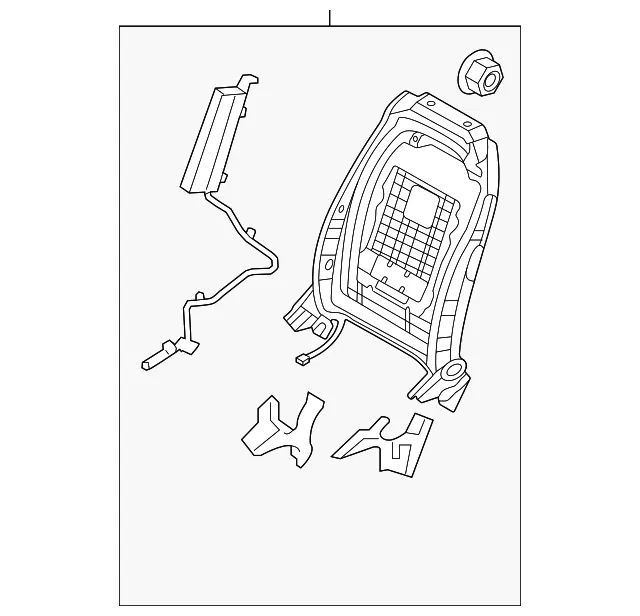 Seat Back Frame - Kia (88410-R5000)
