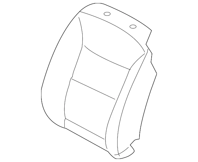 Seat Back Pad - Passenger Side (RH) - Kia (88450-1U050)