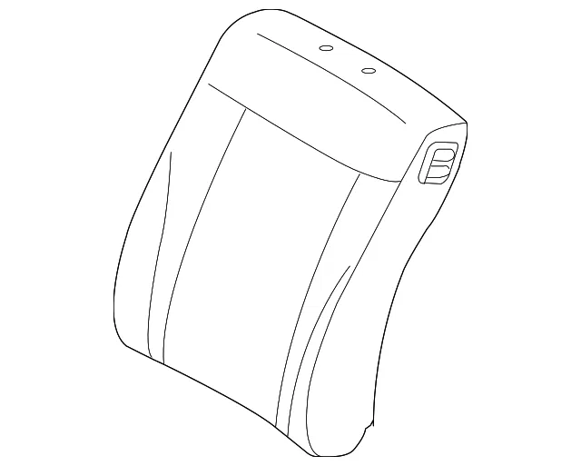 Seat Back Cover - Passenger Side (RH) - Kia (88460-3F840714)