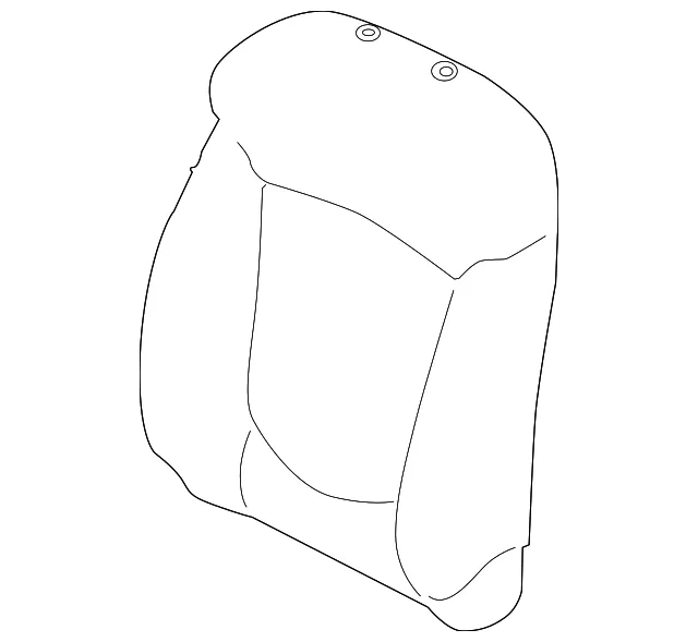 Seat Back Cover - Passenger Side (RH) - Kia (88470-1M050AF6)