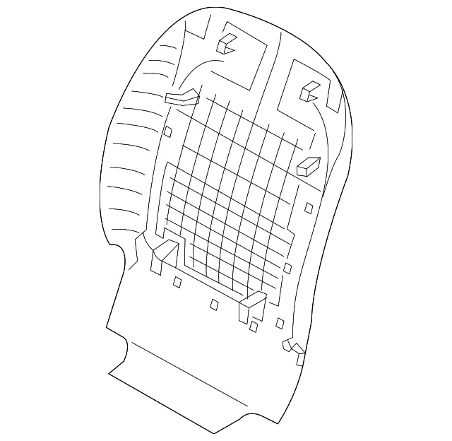 Seat Back Panel - Kia (88490-A9000BND)