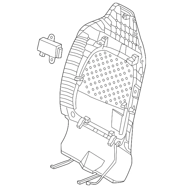 Seat Back Panel - Kia (88490-AT000CCV)