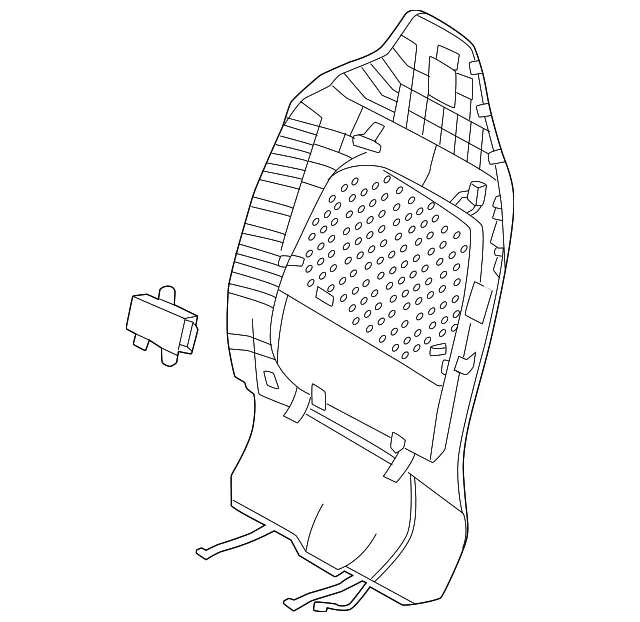 Seat Back Panel - Kia (88490-CV010WK)